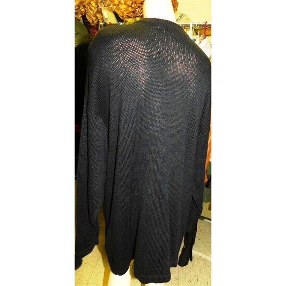 7/1122 Victoria Jones 1X Beaded Christmas Sweater - Picture 2 of 2